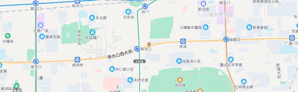 北京过街楼_公交站地图_北京公交_妙搜公交查询2025