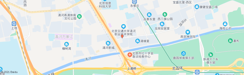 北京清景园南门_公交站地图_北京公交_妙搜公交查询2024