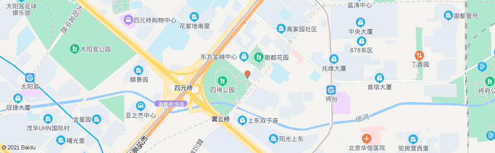 北京四得公园_公交站地图_北京公交_妙搜公交查询2025