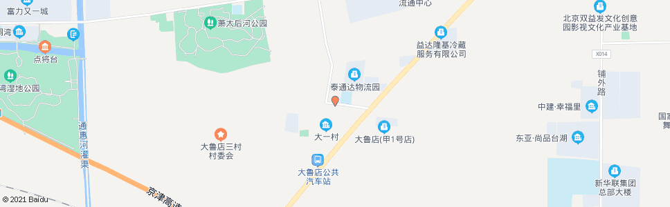 北京大鲁店_公交站地图_北京公交_妙搜公交查询2024