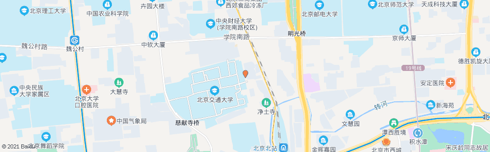 北京北京交通大学东门_公交站地图_北京公交_妙搜公交查询2024