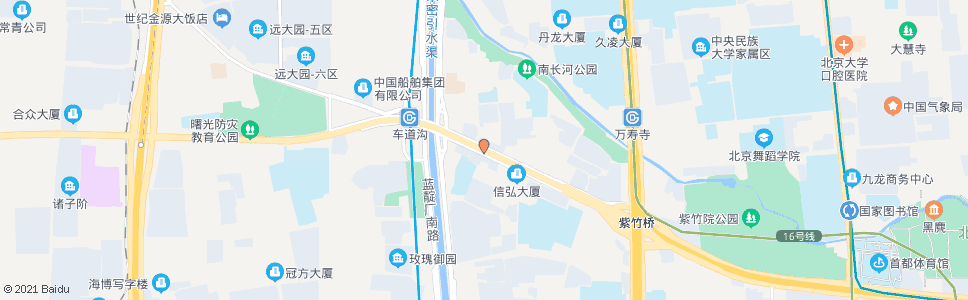 北京车道沟桥东_公交站地图_北京公交_妙搜公交查询2025