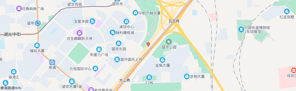 北京望京村_公交站地图_北京公交_妙搜公交查询2025