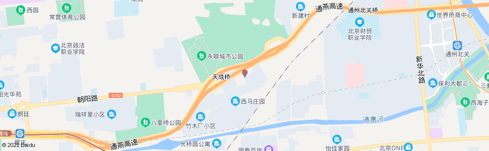 北京西马庄村_公交站地图_北京公交_妙搜公交查询2025