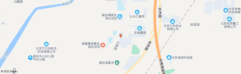 北京窦店村_公交站地图_北京公交_妙搜公交查询2024