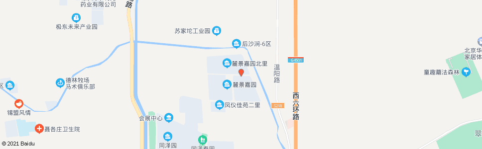 北京麓景嘉园北里_公交站地图_北京公交_妙搜公交查询2024