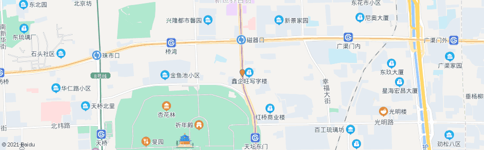 北京红桥路口北_公交站地图_北京公交_妙搜公交查询2025