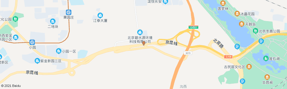 北京卧龙岗路口_公交站地图_北京公交_妙搜公交查询2025