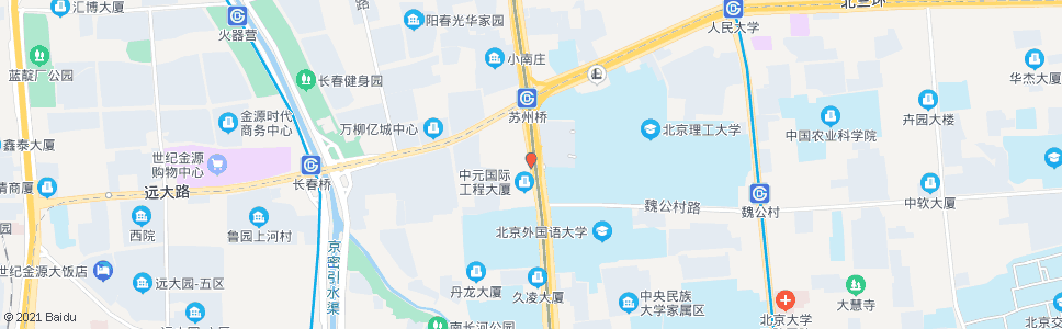 北京北京电视台_公交站地图_北京公交_妙搜公交查询2025