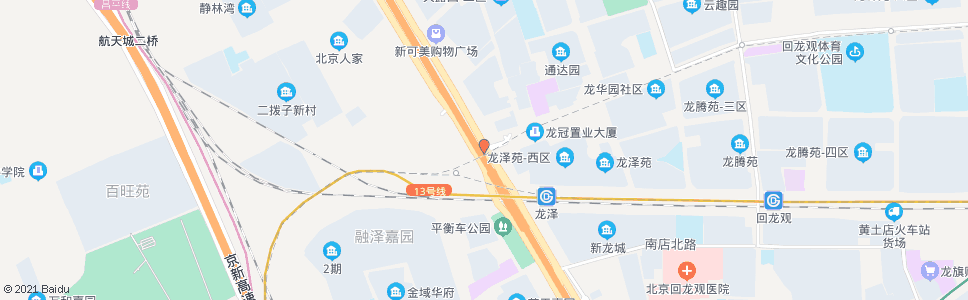 北京回龙观北站_公交站地图_北京公交_妙搜公交查询2025