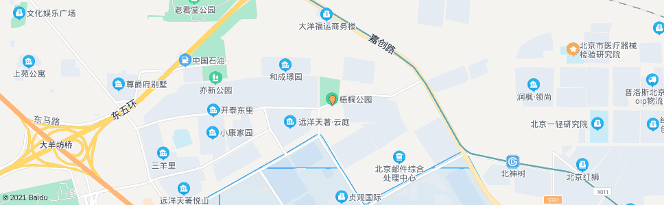 北京梧桐园西门_公交站地图_北京公交_妙搜公交查询2024