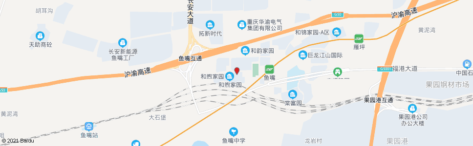 重庆和熙路_公交站地图_重庆公交_妙搜公交查询2025