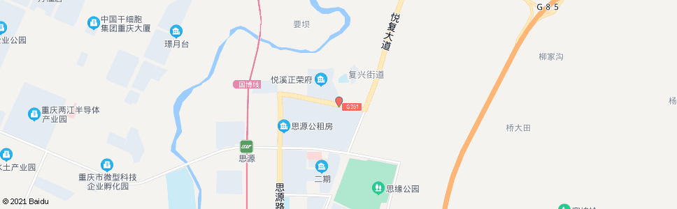 重庆复兴路口_公交站地图_重庆公交_妙搜公交查询2025