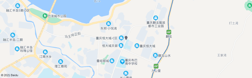 重庆巴南大道路口北_公交站地图_重庆公交_妙搜公交查询2024