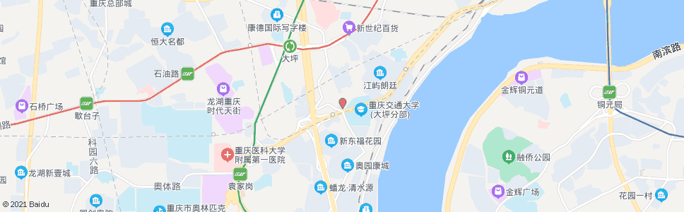 重庆半岛深蓝(小区)_公交站地图_重庆公交_妙搜公交查询2025