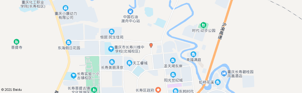 重庆菩提大道路口_公交站地图_重庆公交_妙搜公交查询2024