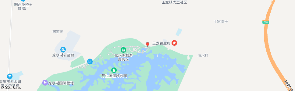 重庆龙水湖大龙湾酒店_公交站地图_重庆公交_妙搜公交查询2025