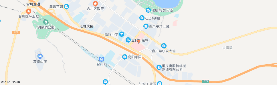 重庆合川市华川医院_公交站地图_重庆公交_妙搜公交查询2025