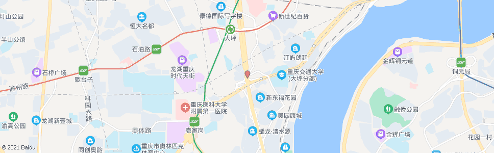 重庆嘉华隧道_公交站地图_重庆公交_妙搜公交查询2025