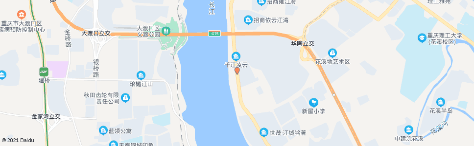 重庆巴滨路陈家湾_公交站地图_重庆公交_妙搜公交查询2025