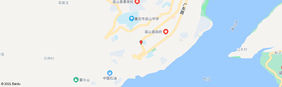 重庆巫山检察院_公交站地图_重庆公交_妙搜公交查询2024