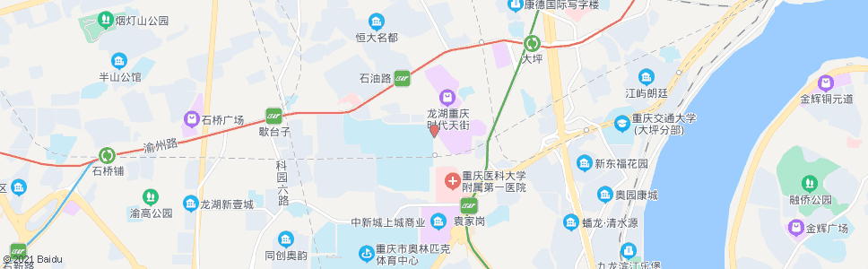 重庆医学院路_公交站地图_重庆公交_妙搜公交查询2025