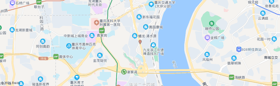 重庆黄杨路立交_公交站地图_重庆公交_妙搜公交查询2025