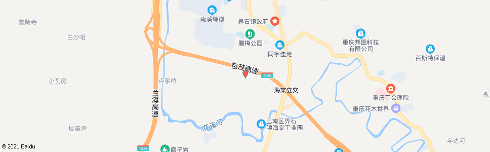 重庆海棠村_公交站地图_重庆公交_妙搜公交查询2025