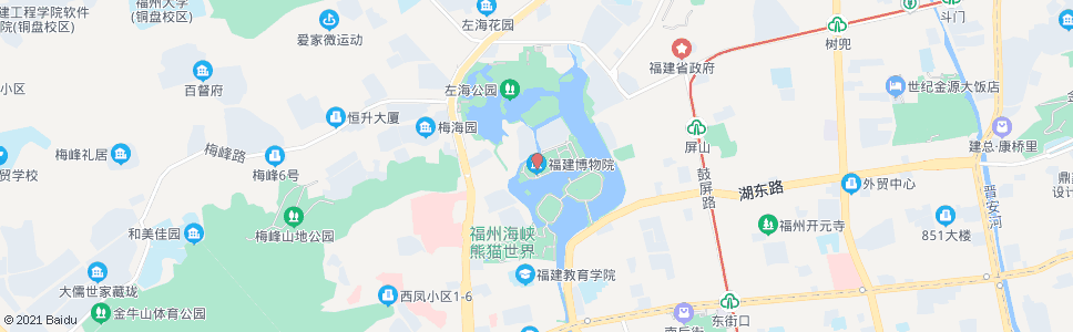 福州福建博物院_公交站地图_福州公交_妙搜公交查询2025