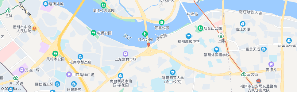 福州浦东(白马南路)_公交站地图_福州公交_妙搜公交查询2025