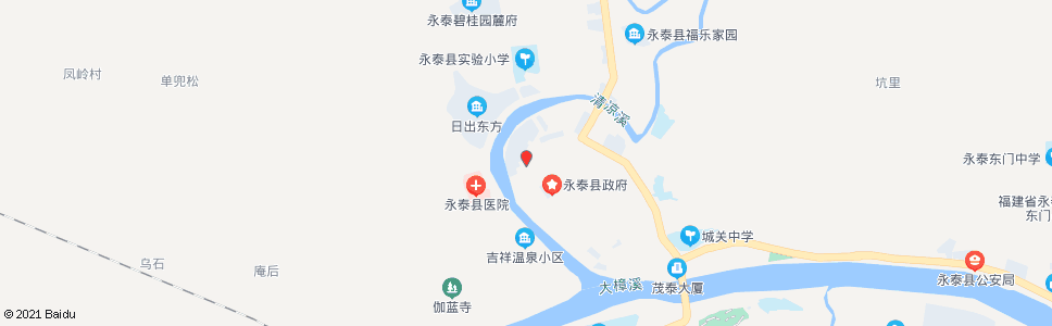 福州永泰土地局_公交站地图_福州公交_妙搜公交查询2025