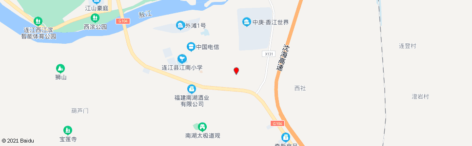 福州连江魁岐村_公交站地图_福州公交_妙搜公交查询2024