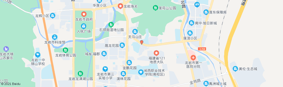 龙岩莲花山南大门_公交站地图_龙岩公交_妙搜公交查询2024