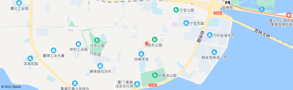 厦门第一医院杏林分院_公交站地图_厦门公交_妙搜公交查询2024