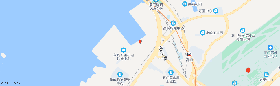 厦门高崎避风坞_公交站地图_厦门公交_妙搜公交查询2025