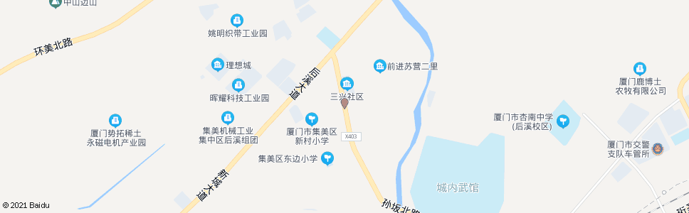 厦门苏营村_公交站地图_厦门公交_妙搜公交查询2025