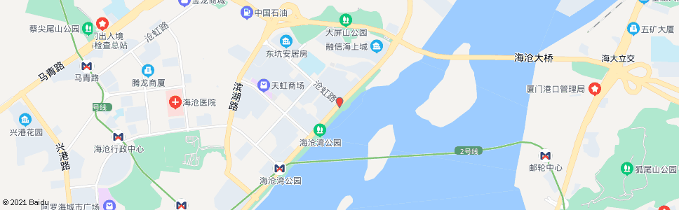 厦门蓝湾半岛_公交站地图_厦门公交_妙搜公交查询2025