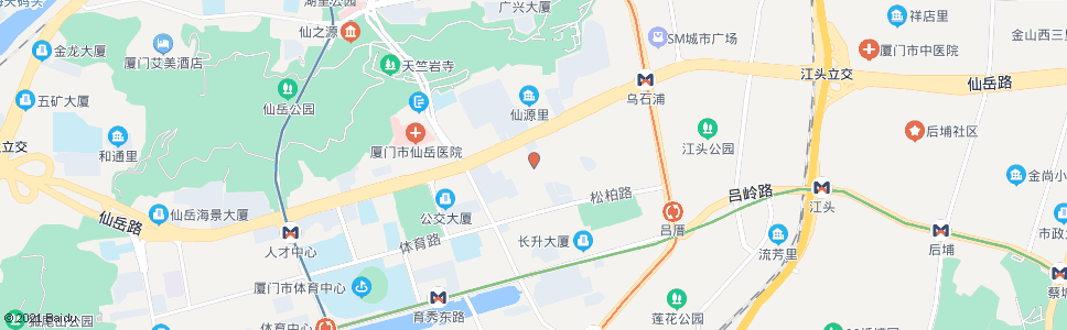 厦门屿后北里_公交站地图_厦门公交_妙搜公交查询2025