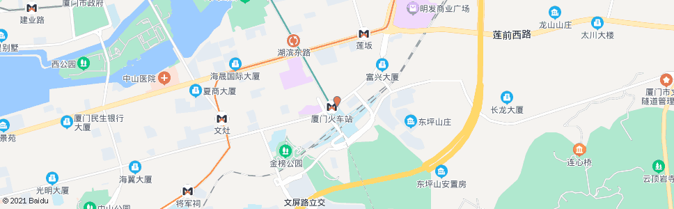 厦门火车站(BRT)_公交站地图_厦门公交_妙搜公交查询2024