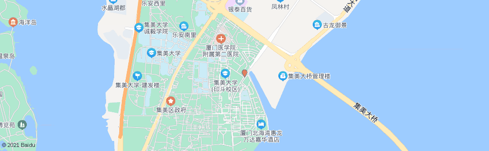 厦门红树康桥_公交站地图_厦门公交_妙搜公交查询2024