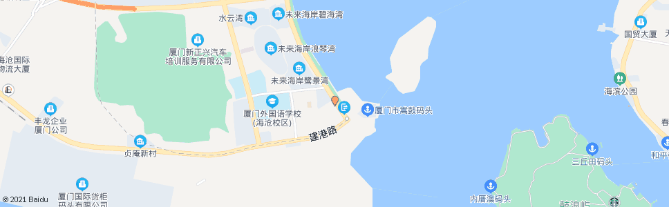 厦门海沧边防_公交站地图_厦门公交_妙搜公交查询2025