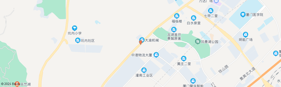 厦门院内路口_公交站地图_厦门公交_妙搜公交查询2025