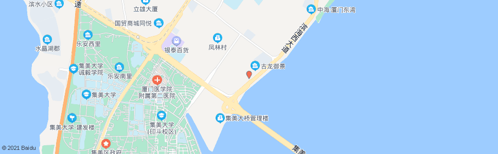 厦门海凤南里_公交站地图_厦门公交_妙搜公交查询2025