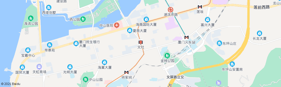 厦门湖中路口_公交站地图_厦门公交_妙搜公交查询2025