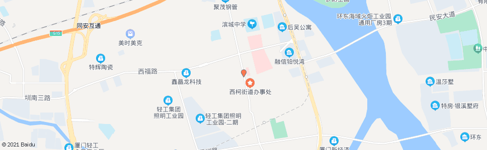 厦门西柯镇政府_公交站地图_厦门公交_妙搜公交查询2025