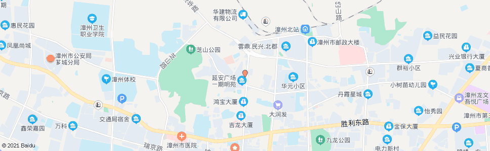 漳州延通市场_公交站地图_漳州公交_妙搜公交查询2025