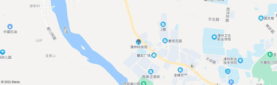 漳州市科技馆_公交站地图_漳州公交_妙搜公交查询2025