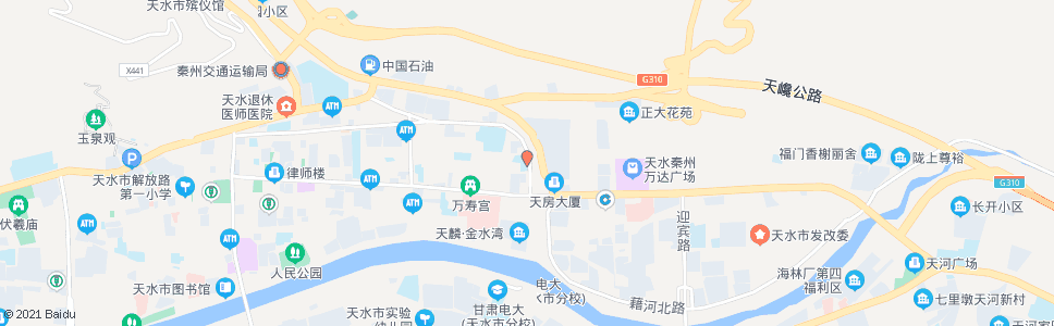 天水建三小学_公交站地图_天水公交_妙搜公交查询2024