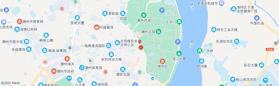 潮州光华路西_公交站地图_潮州公交_妙搜公交查询2024