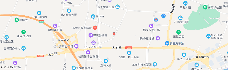 东莞长安中学正门_公交站地图_东莞公交_妙搜公交查询2024